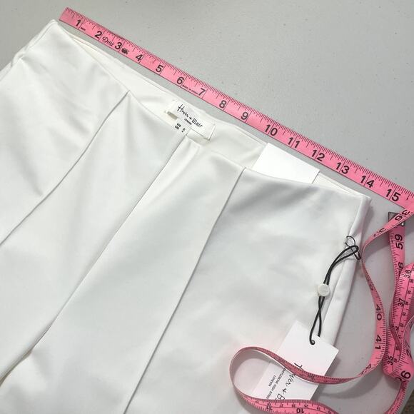Haver & Blair London Pull On Slim Leg Crop Pants Scuba Knit Classic Preppy Small - Picture 8 of 9